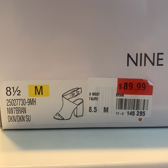 Open toed heels by Nine West - Picture 6 of 6